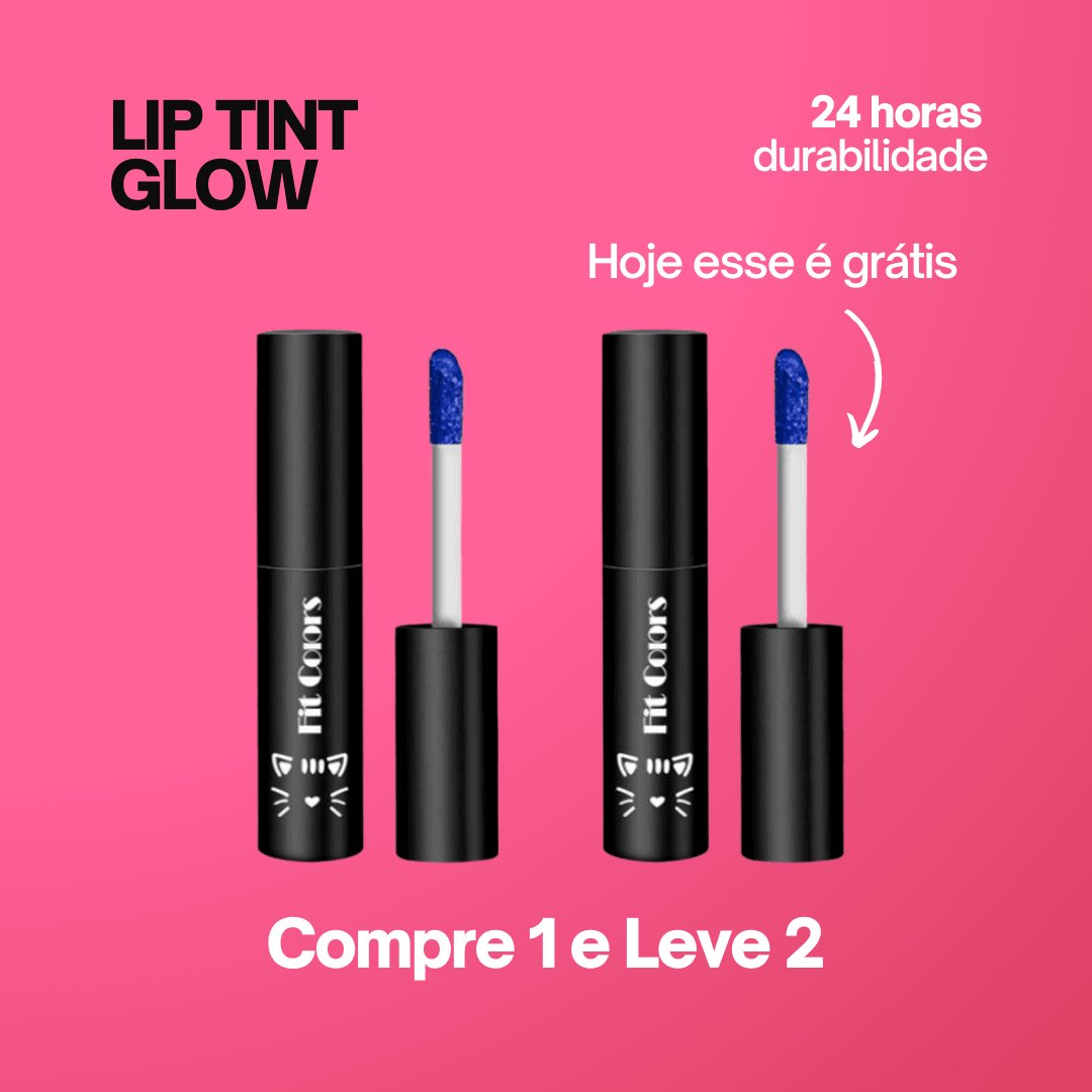 (COMPRE 1 e LEVE 2) Lip Tint Glow - Efeito Micropigmentação 24H - Glamour